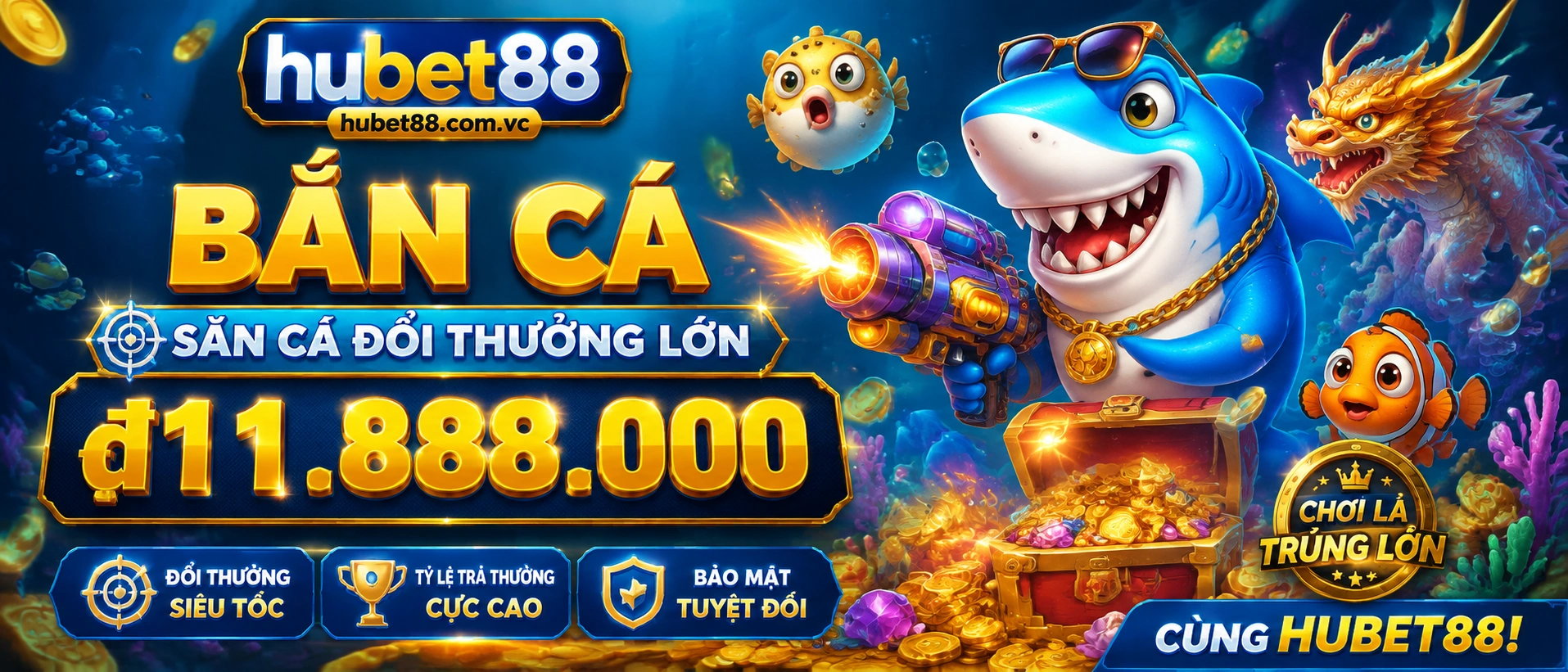 Sảnh Bắn Cá nhiều chế độ, vào bàn nhanh và rõ mục chọn